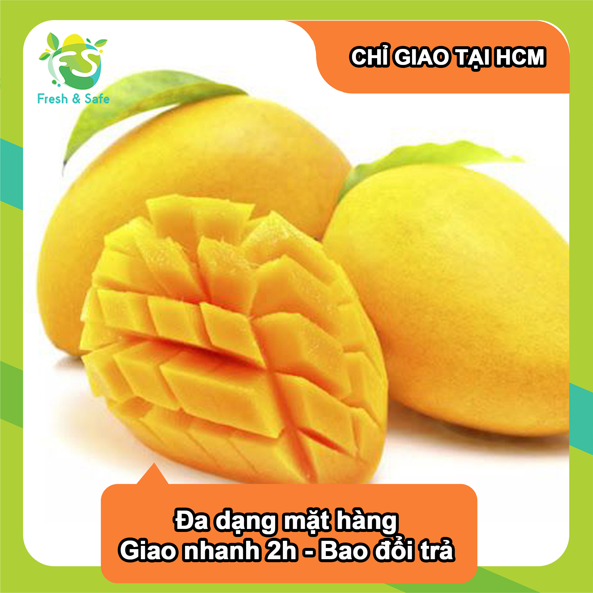 [Chỉ Giao HCM] Xoài Cát Chu - 1kg