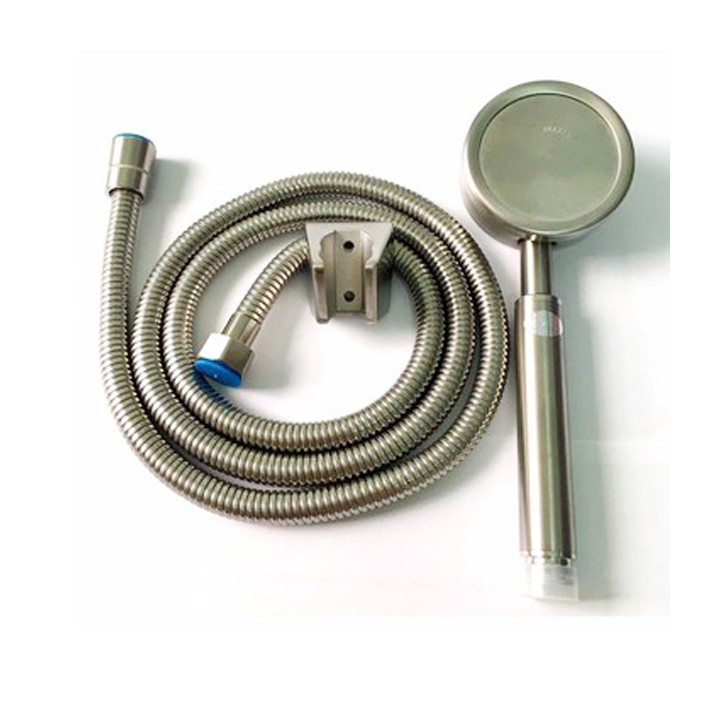 BỘ Sen Tắm Tăng Áp Cao Cấp bằng INOX 304 và dây inox 304 Bộ sen tắm inox tăng áp cài inox tay sen inox Dây sen inox 1.5m