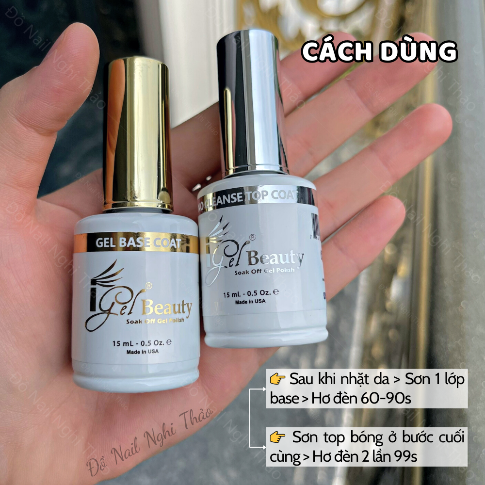 Base top IGEL chính hãng 15ml NGHI THẢO