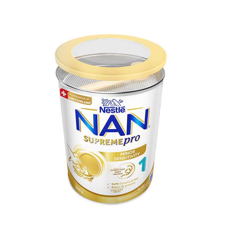 Sữa NAN SUPREME PRO số 1 Lon 800g (Cho bé 0 -12 tháng)