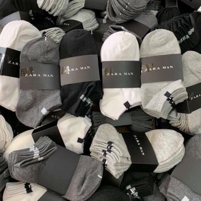 [HCM](Au) Combo 20 đôi tất Zara ( vớ ) nam cổ ngắn
