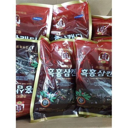 [HCM]Kẹo Hắc Sâm Hàn Quốc 300gr