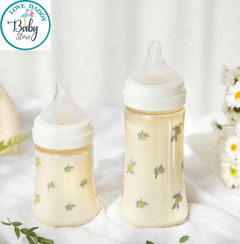 [ Tách Set Chính Hãng ] Bình Sữa Grosmimi Gấu/Olive/Cherry 200ml/300ml Hàn quốc
