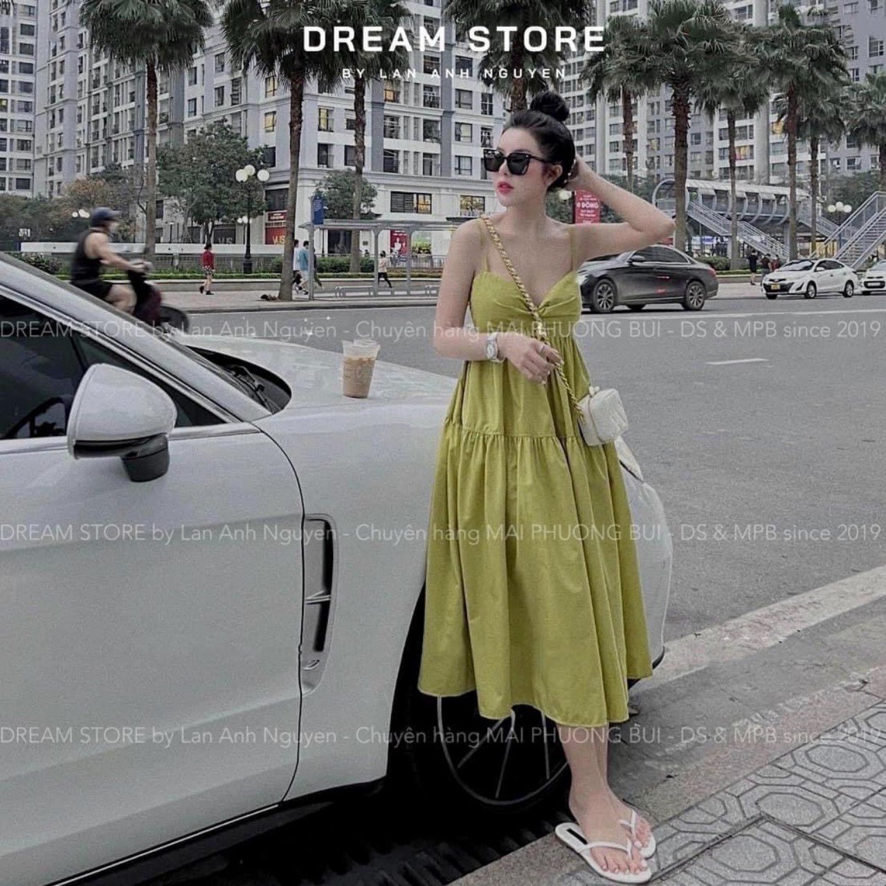 Đầm maxi 2 dây babydoll , cực xinh xắn tt 61