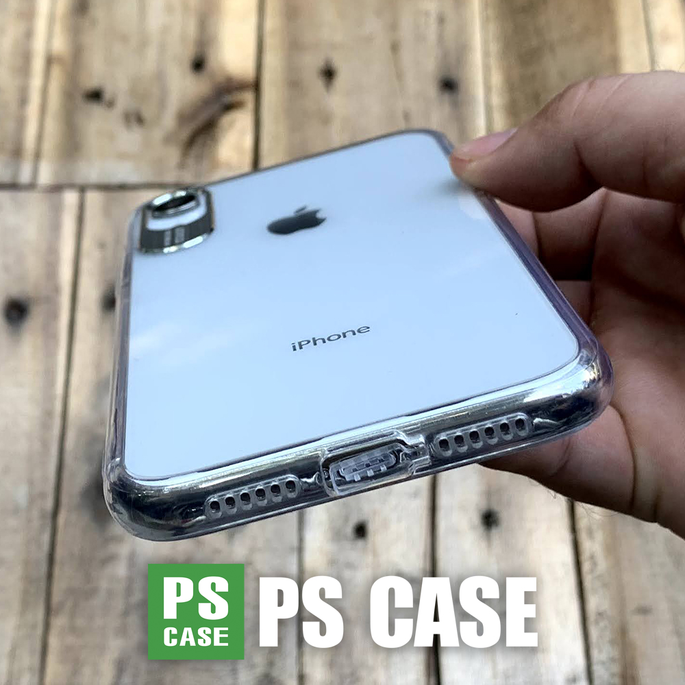 Ốp lưng bảo vệ camera dành cho iPhone XR - Màu bạc