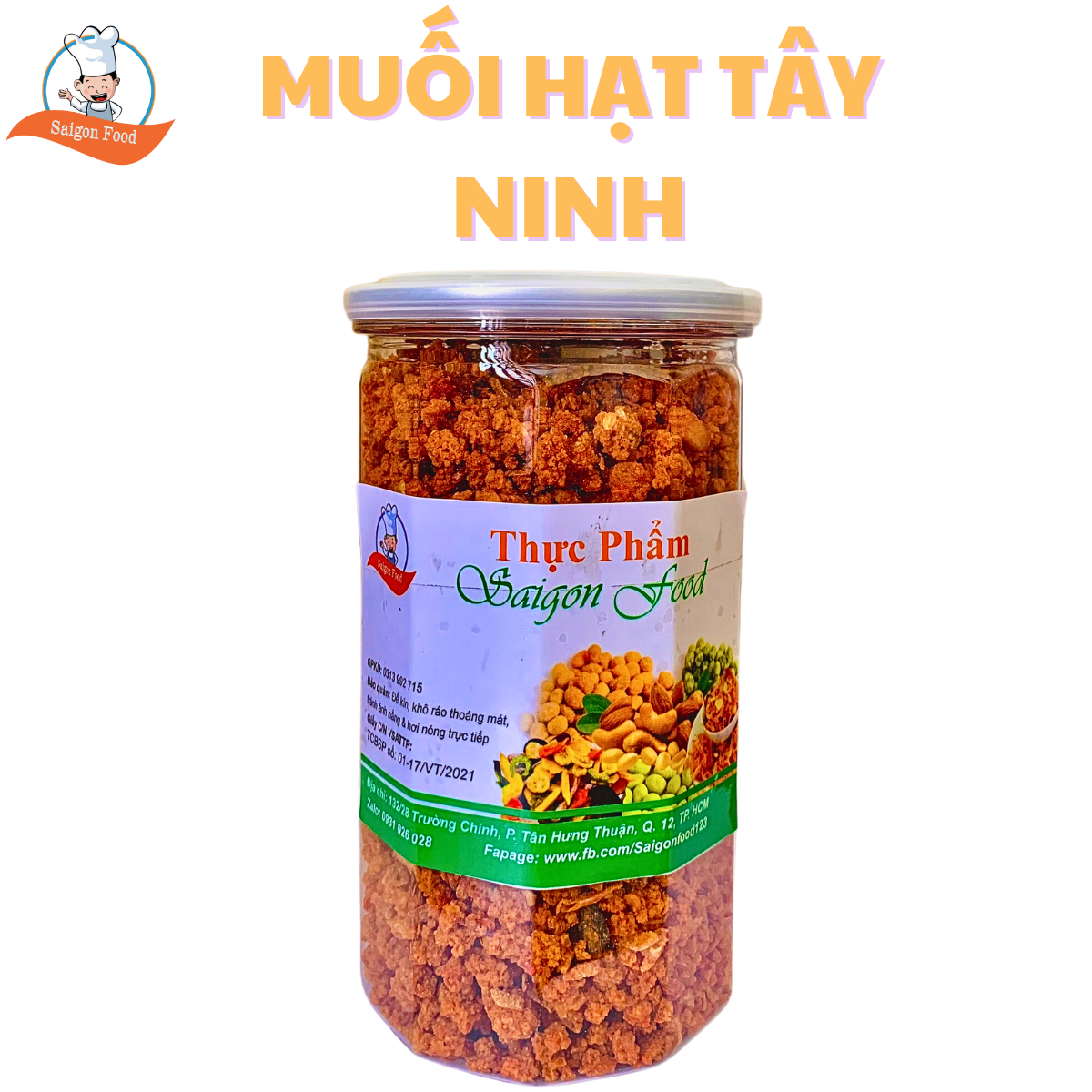 500gr muối ớt tôm tây ninh loại 1