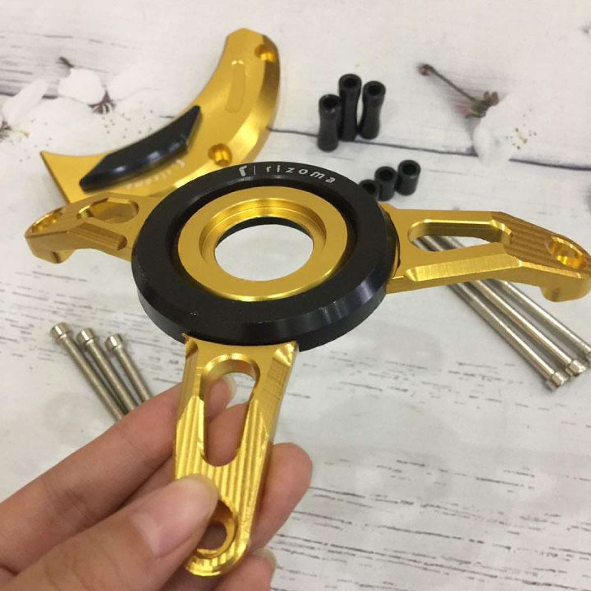 [ẢNH THẬT] Ôp lốc nồi Ốp lốc máy, mặt máy Exciter 150 cc - Hàng Rizoma dày dặn chắc chắn - 3 màu tùy khách chọn