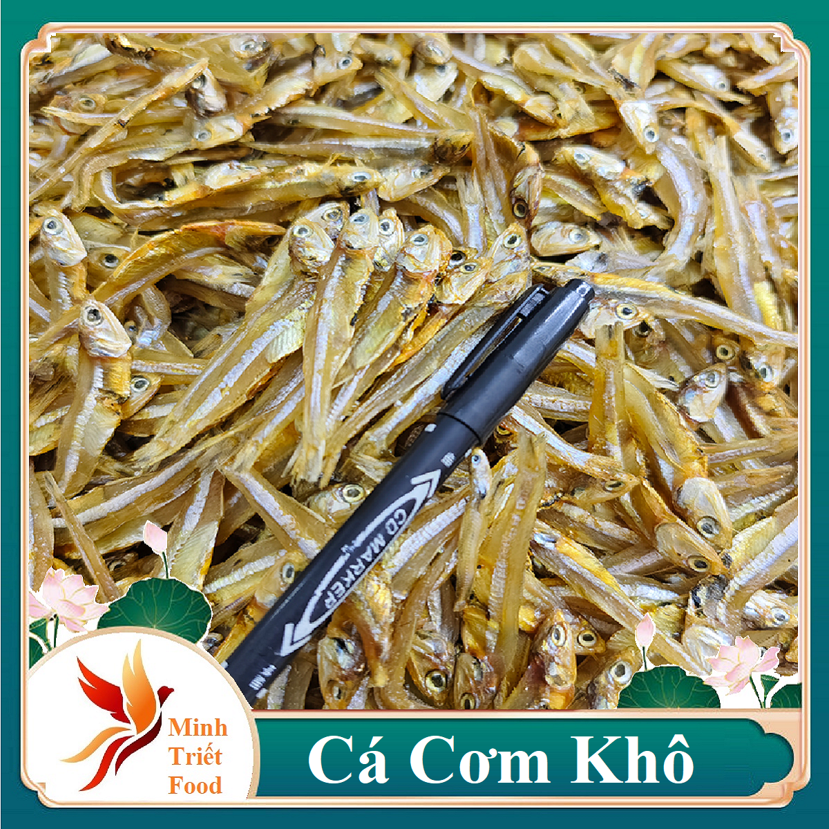 KHÔ CÁ CƠM CÀ MAU 500GR  MINH TRIẾT ĐẶC SẢN -cá cơm khô Ngon bá cháy vét sạch nồi cơm