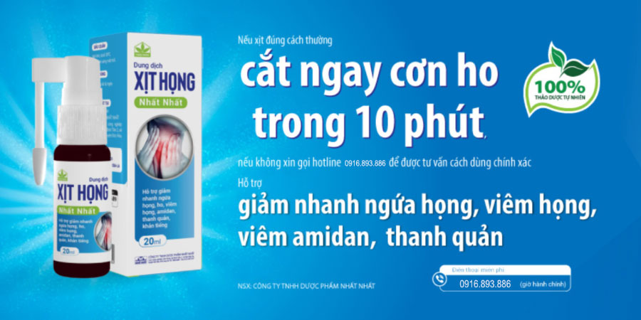 Xịt Họng Nhất Nhất Chính Hãng