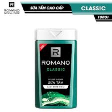 [HCM]SỮA TẮM ROMANO CLASSIC 180G (ĐỦ MÀU)