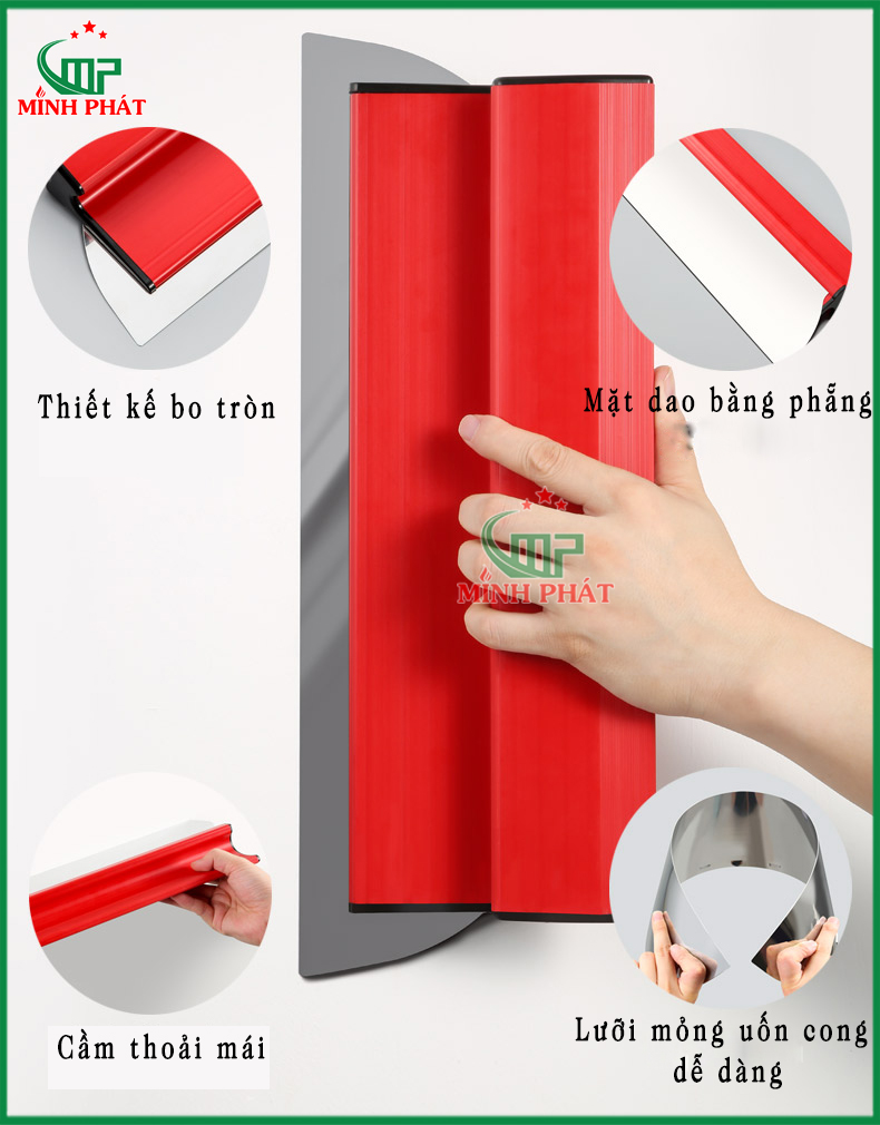 Dao Gạt Bột Trét Tường 80cm Minh Phát