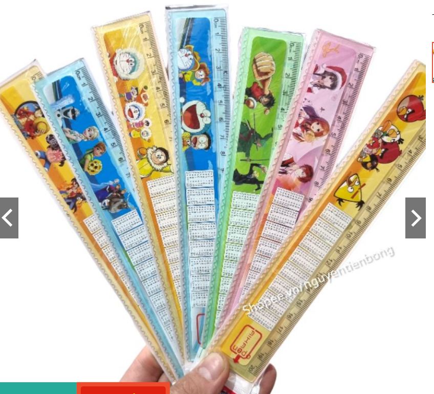 Thước kẻ 18cm bán sỉ