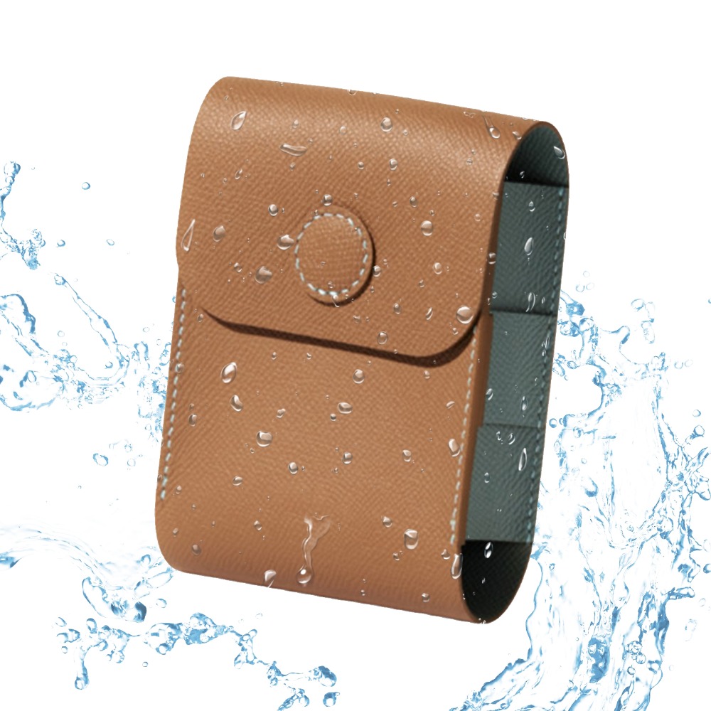 DAGLIGT Golf Accessory Golf Equipment Leather Protective Case Ranging Instrument Bag Waterproof Box Stitching Case Leather Box Golf Rangefinder ic Case Golf Ball Bag Diastimeter Case For Golf Leather Storage Case