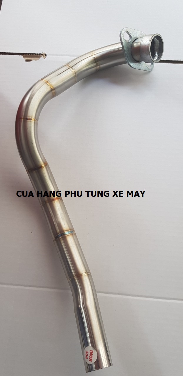 Cổ pô EXCITER 150 gắn pô zin inox 304