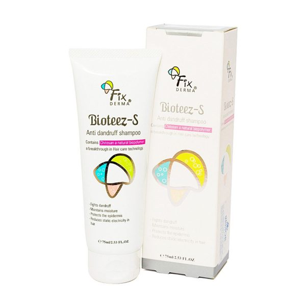 Dầu gội hỗ trợ giảm gàu fixderma bioteez-s shampoo 75ml - healthy