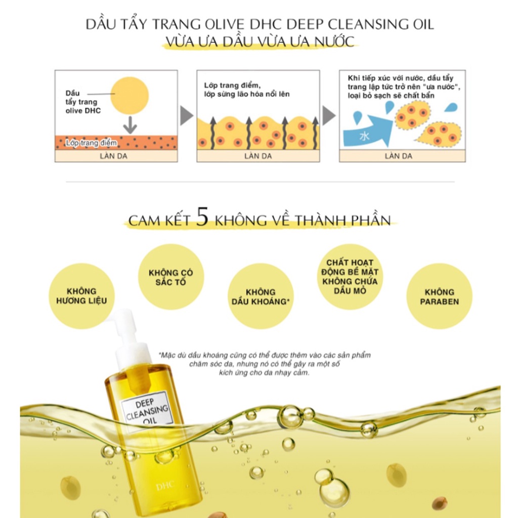 Dầu Tẩy Trang DHC Deep Cleansing Oil (70ml/120ml)