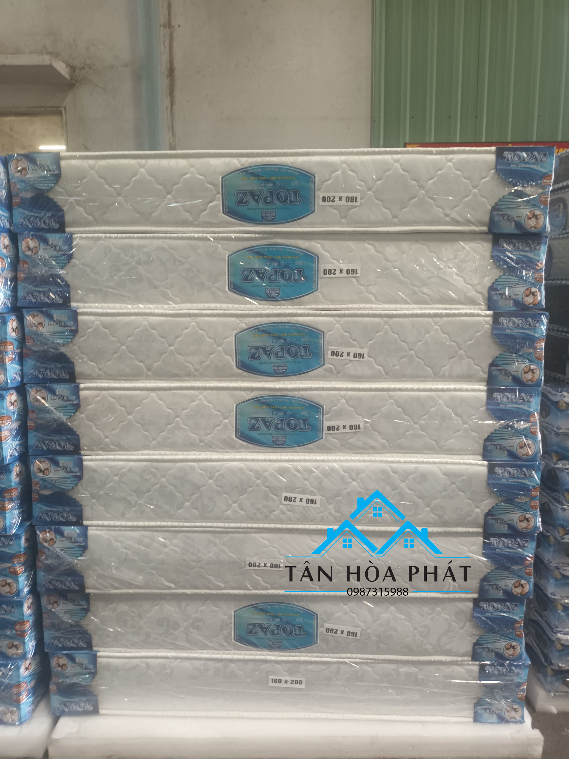 Nệm lò xo cao cấp TOPAZ 1M6 x 2M
