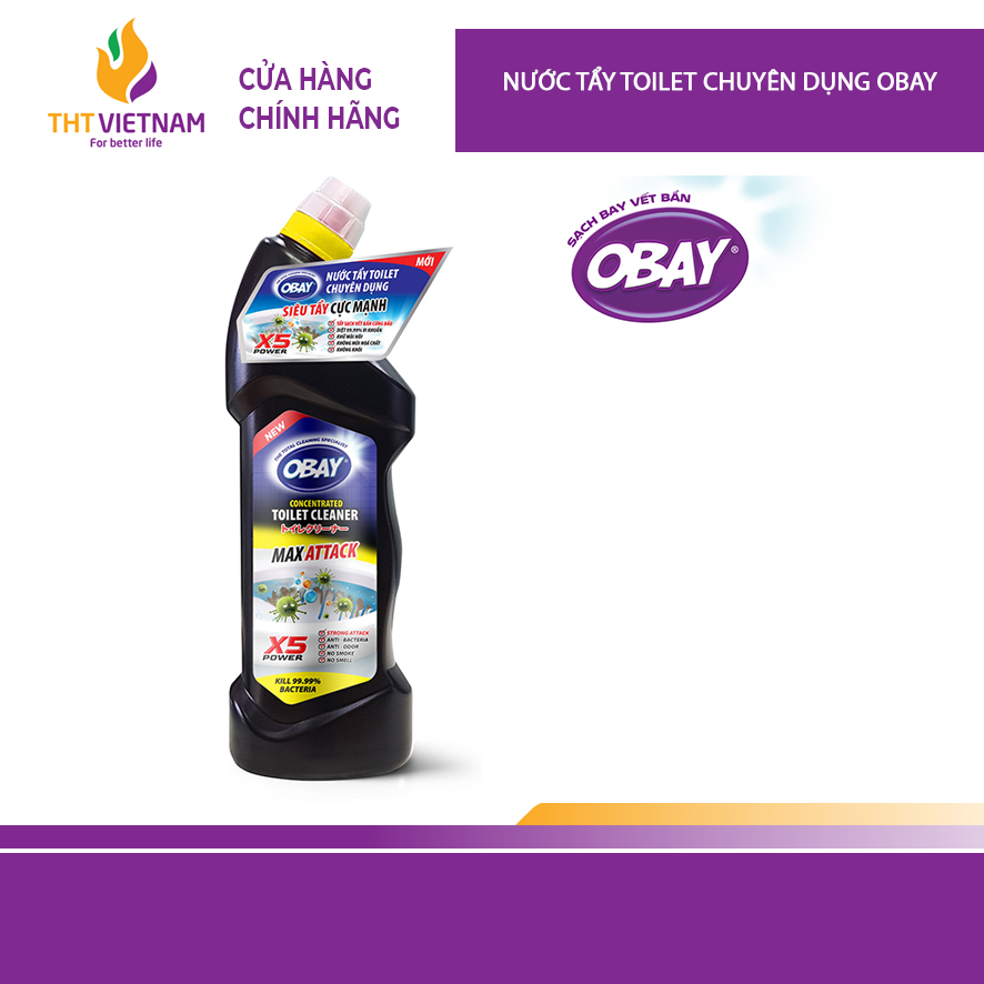 Nước tẩy Toilet Obay 960ml