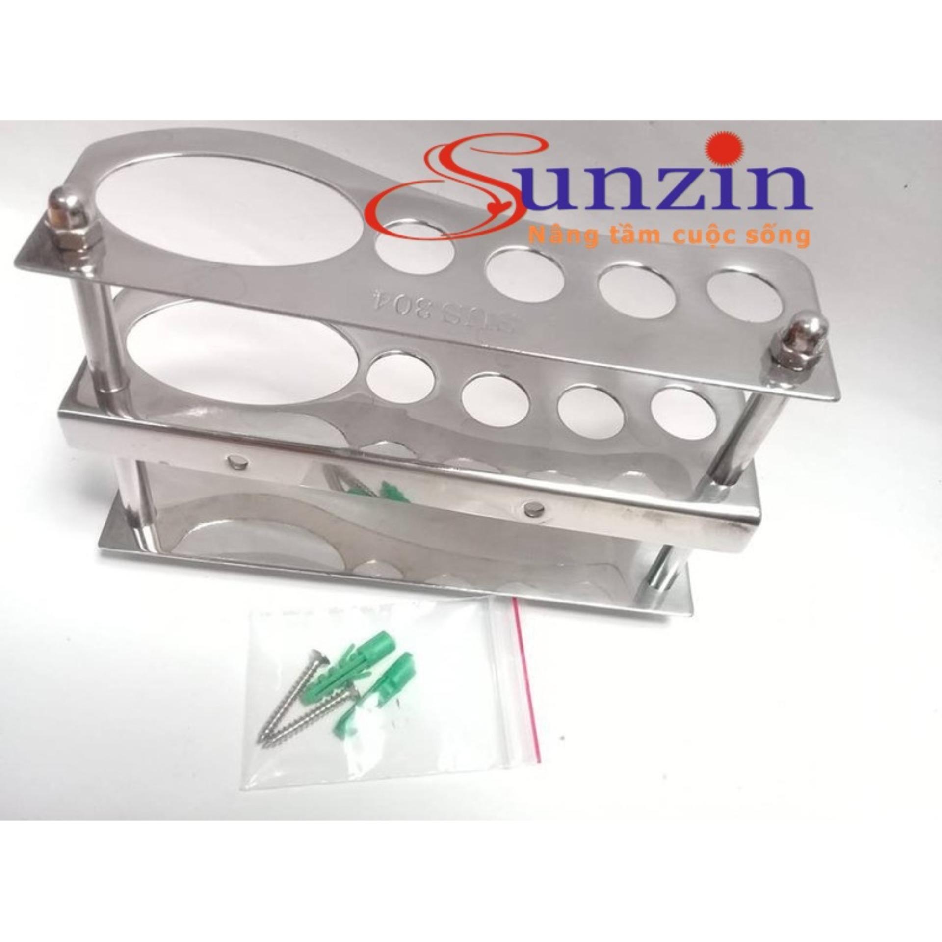 Kệ bàn chải đánh răng Sunzin 075 - inox 304