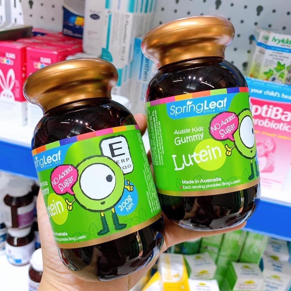 Kẹo Dẻo Hỗ Trợ Bổ Mắt Thị Lực Spring Leaf Gummies Lutein Cho Bé Springleaf