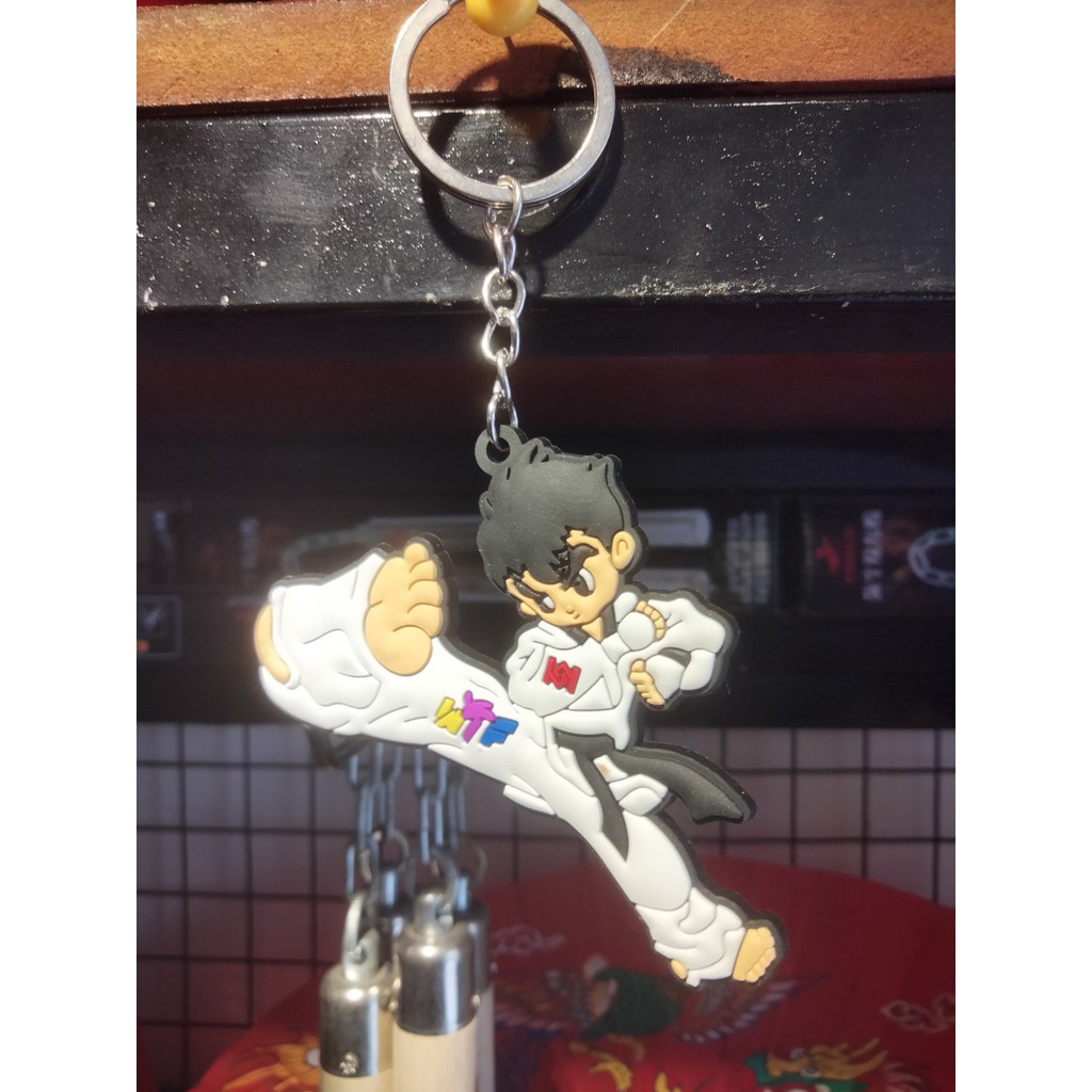 [HCM]{Móc khóa Taekwondo Silicon} nhựa dẻo ailaikit giá rẻ