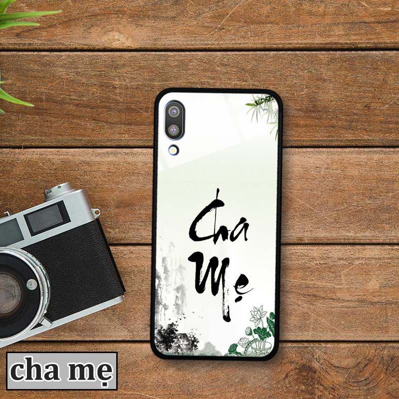 Ốp lưng Samsung Galaxy M10 in 3D chữ thư pháp