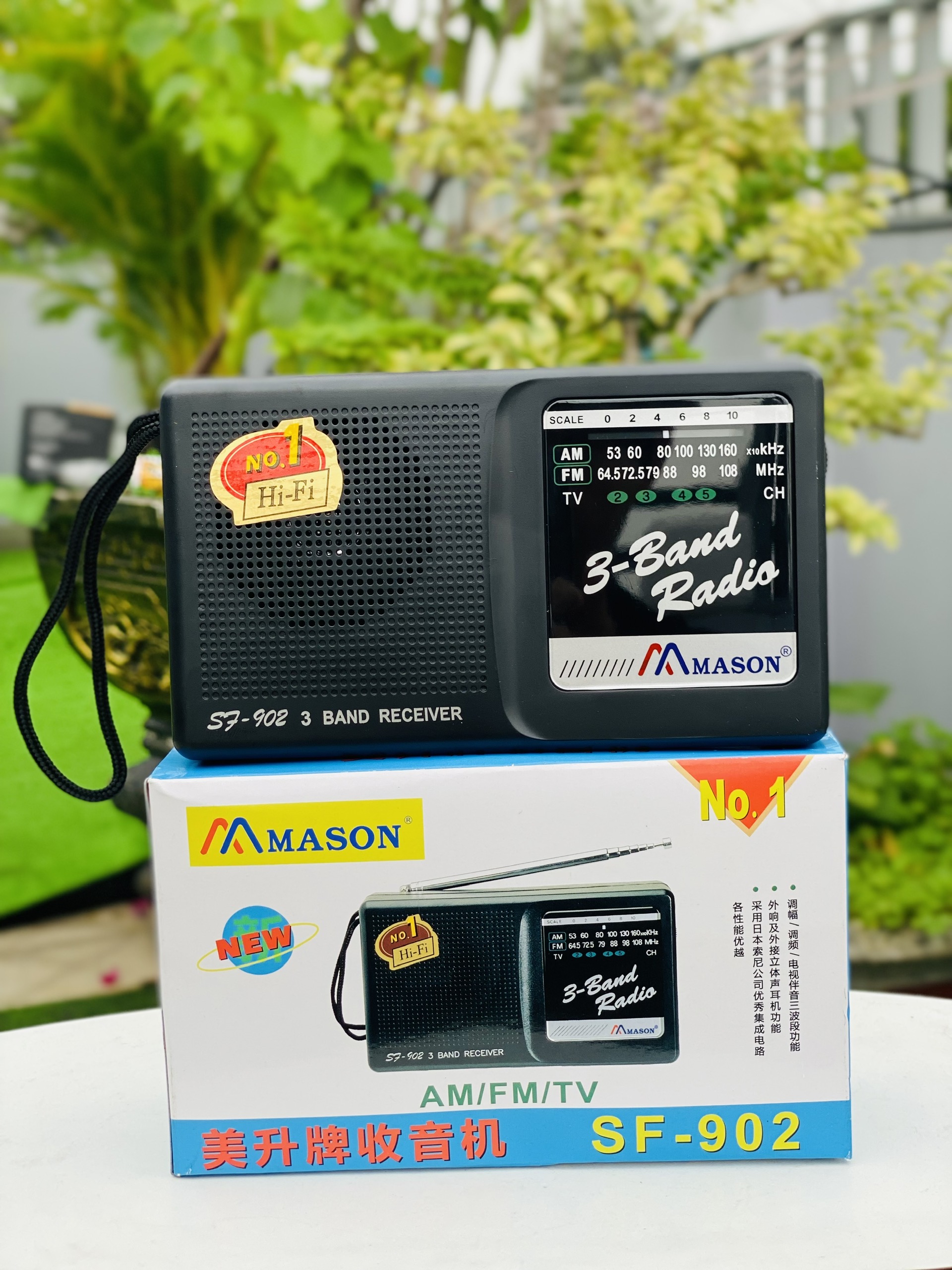 Đài FM radio SW-902 nghe nhạc làm quà tặng ông bà cha me