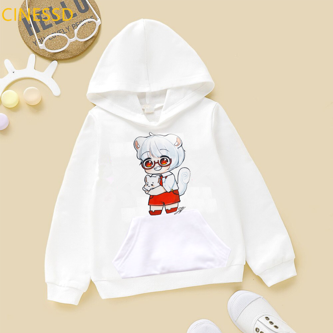 Áo Hoodie Hero Team màu trắng kèm chữ kí Sammy| Simmy| Siro| Kamui| Phong Cận| Kairon| MrVịt| Siro