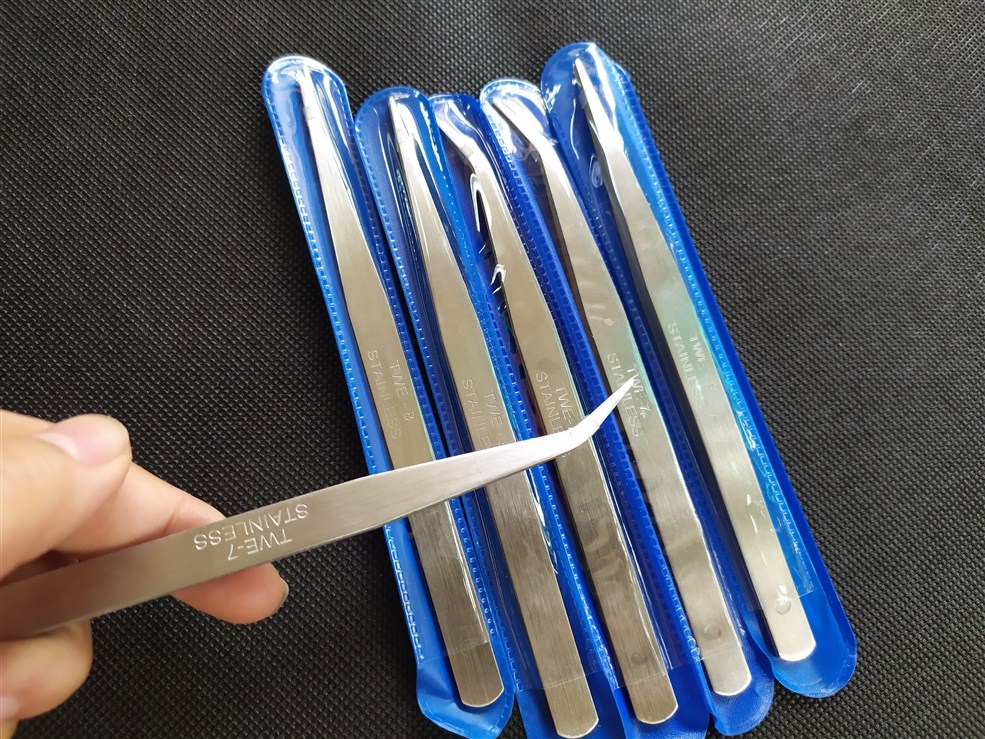 Nhíp gấp chỉ bằng thép không gỉ cong & thẳng