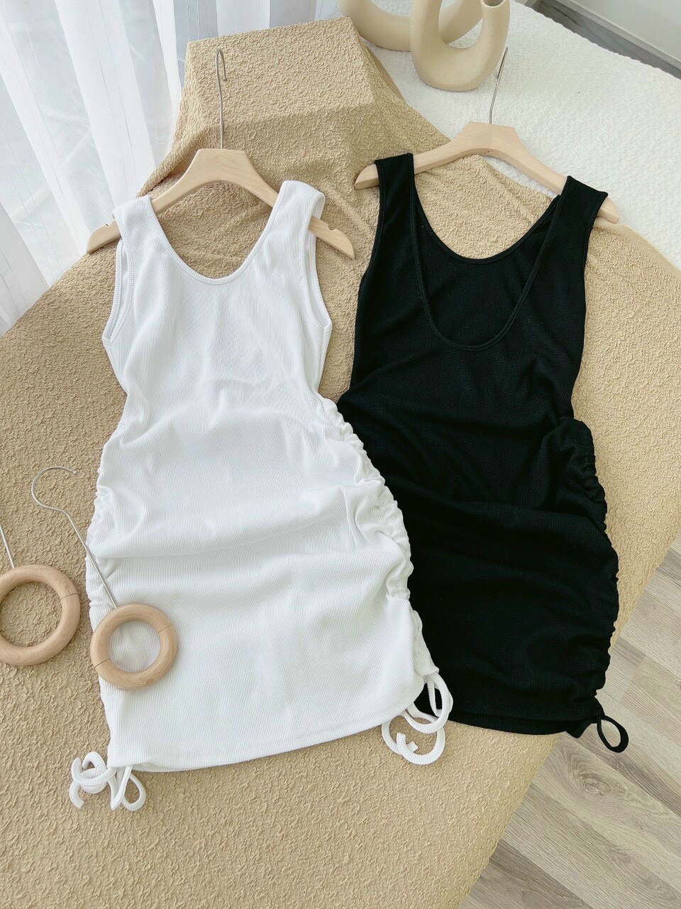 Đầm body hở lưng rút eo - đầm ninh dáng nhất
