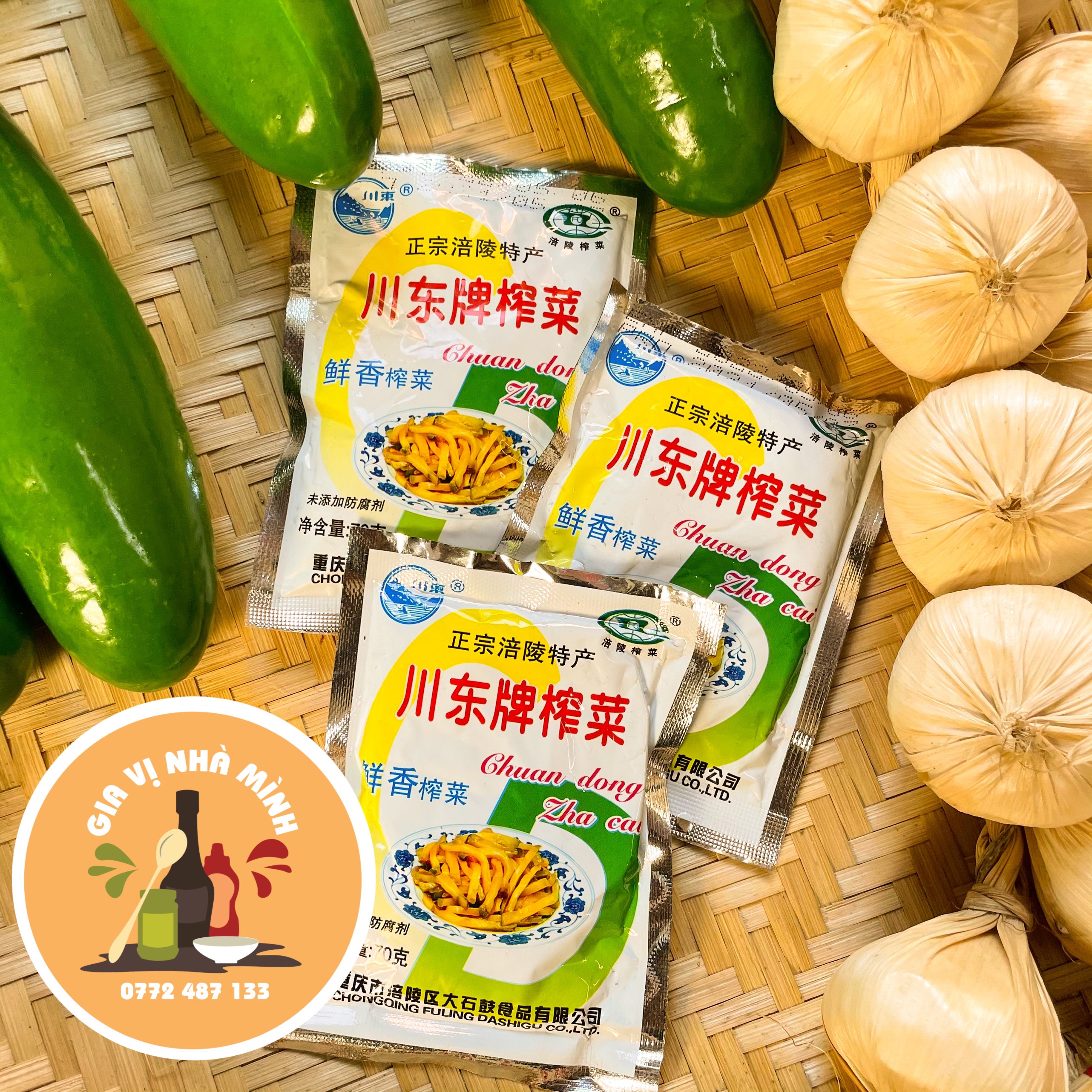Cải tứ xuyên dạng gói 70gr