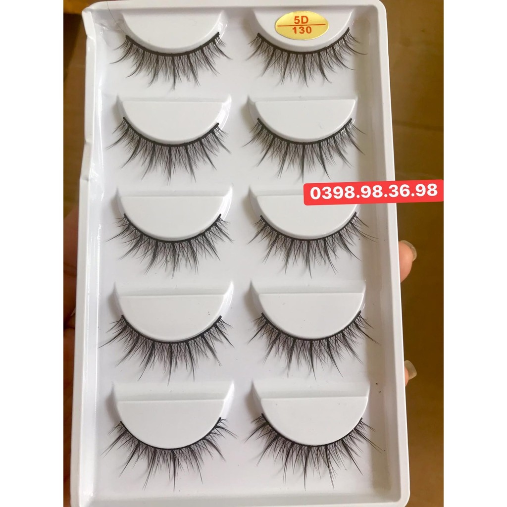 dụng cụ làm đẹp✲  LÔNG MI GIẢ CHỒN 5D CAO CẤP [5 CẶP/HỘP - 14 MẪU NEW]