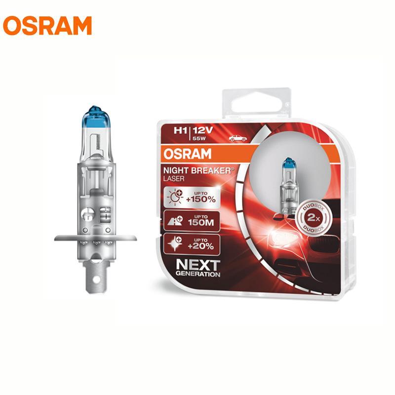 Osram,Đèn Tăng Sáng Osram, Đèn Osram H1 12V Siêu Sáng, Đèn Osram Siêu Sáng,Osram Ngiht Break Laser, Đèn Osram H1 sử dụng cho o tô 12V bảo hành 1 đổi 1
