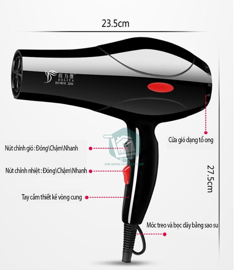 Máy Sấy Tóc Deliya DLY-8018