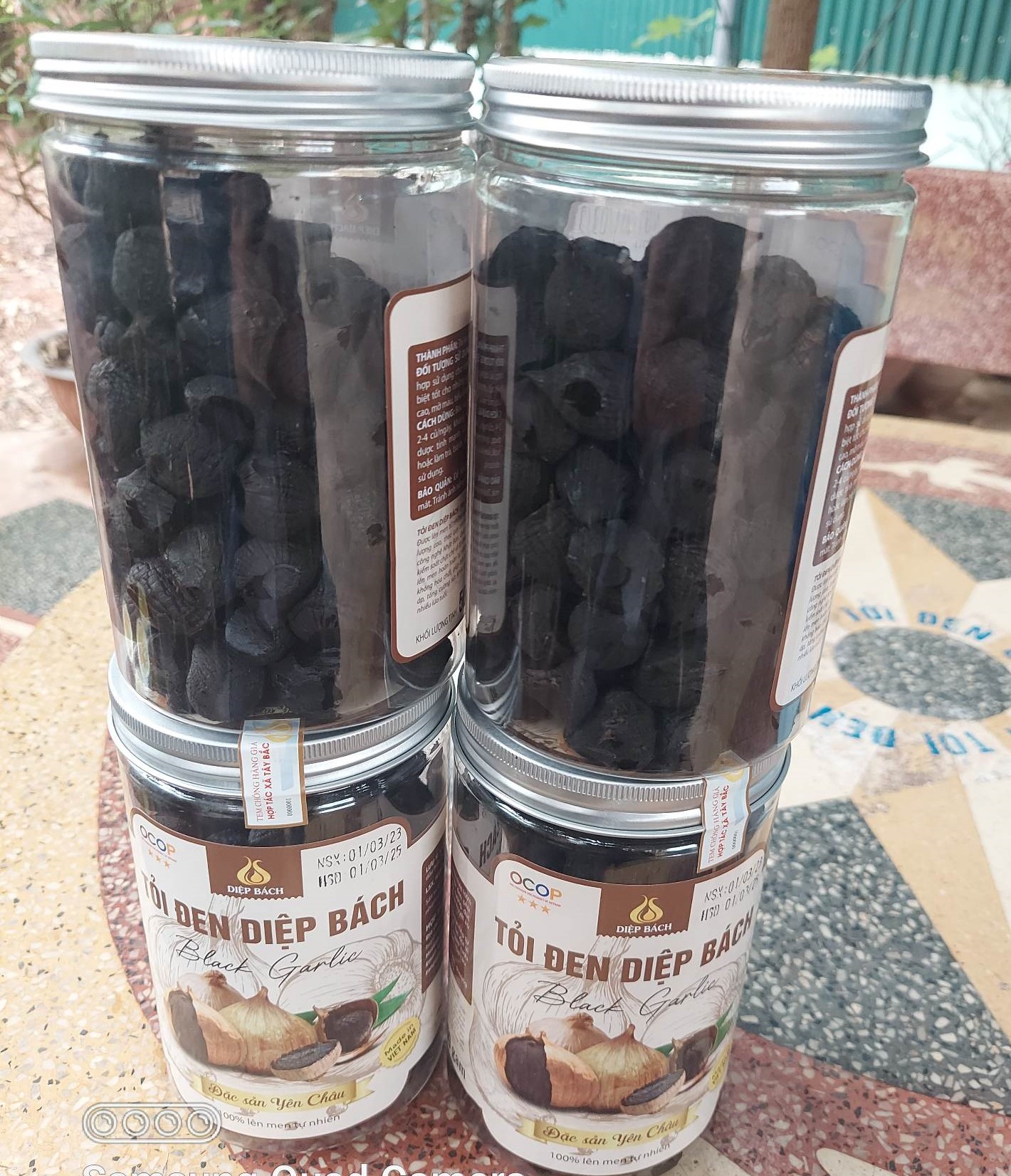 1kg Tỏi Đen Loại Bóc Vỏ [1kg = 2 lọ 500]