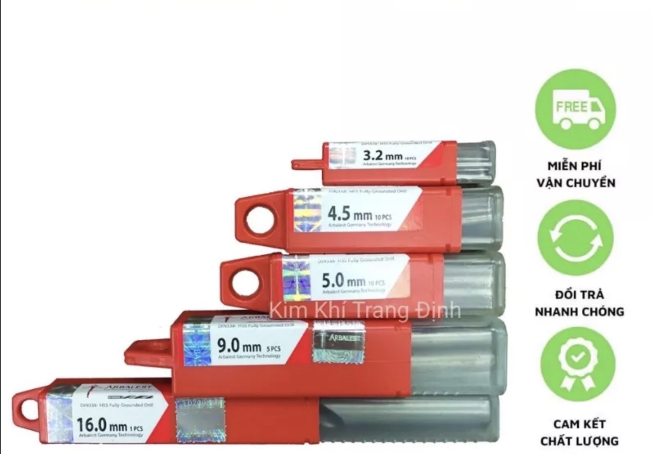 Mũi khoan inox cao cấp avatar - arbalest