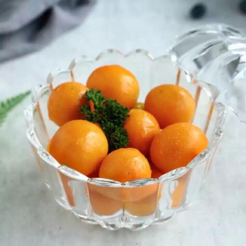 Thố mứt thuỷ tinh pha lê trái bí TG2030-1