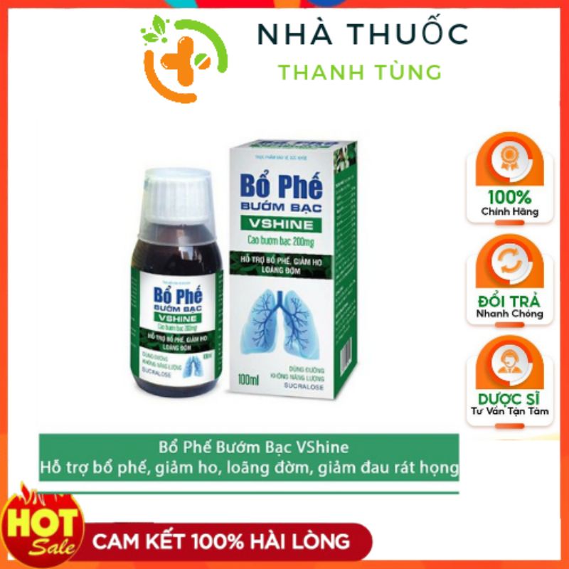 [] Bổ Phế Bướm Bạc Vshine 100ml - Bổ phế vshine