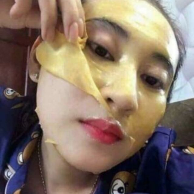 Mặt nạ collagen và.ng sâm handmade GT203