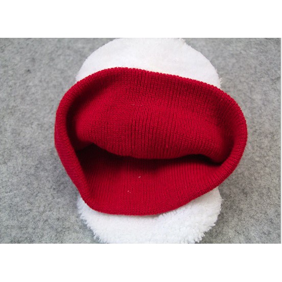 Mũ len thỏ trắng cho bé
