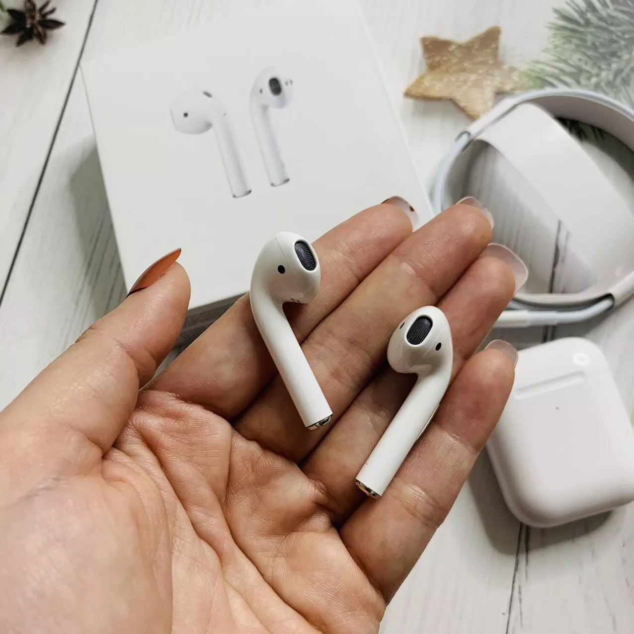 Tai Nghe Bluetooth APOD 2 TWS Tai nghe Cho Mọi Máy True Wireless Không Dây Nhét Tai Thiết Kế Thời Trang Năng Động - Sử Dụng Cảm Ứng Đổi Tên Định Vị Chuyển Bài Siri