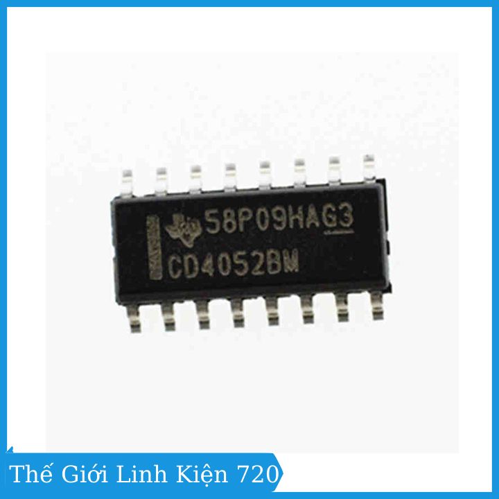 IC CD4052 chân dán SOP 16