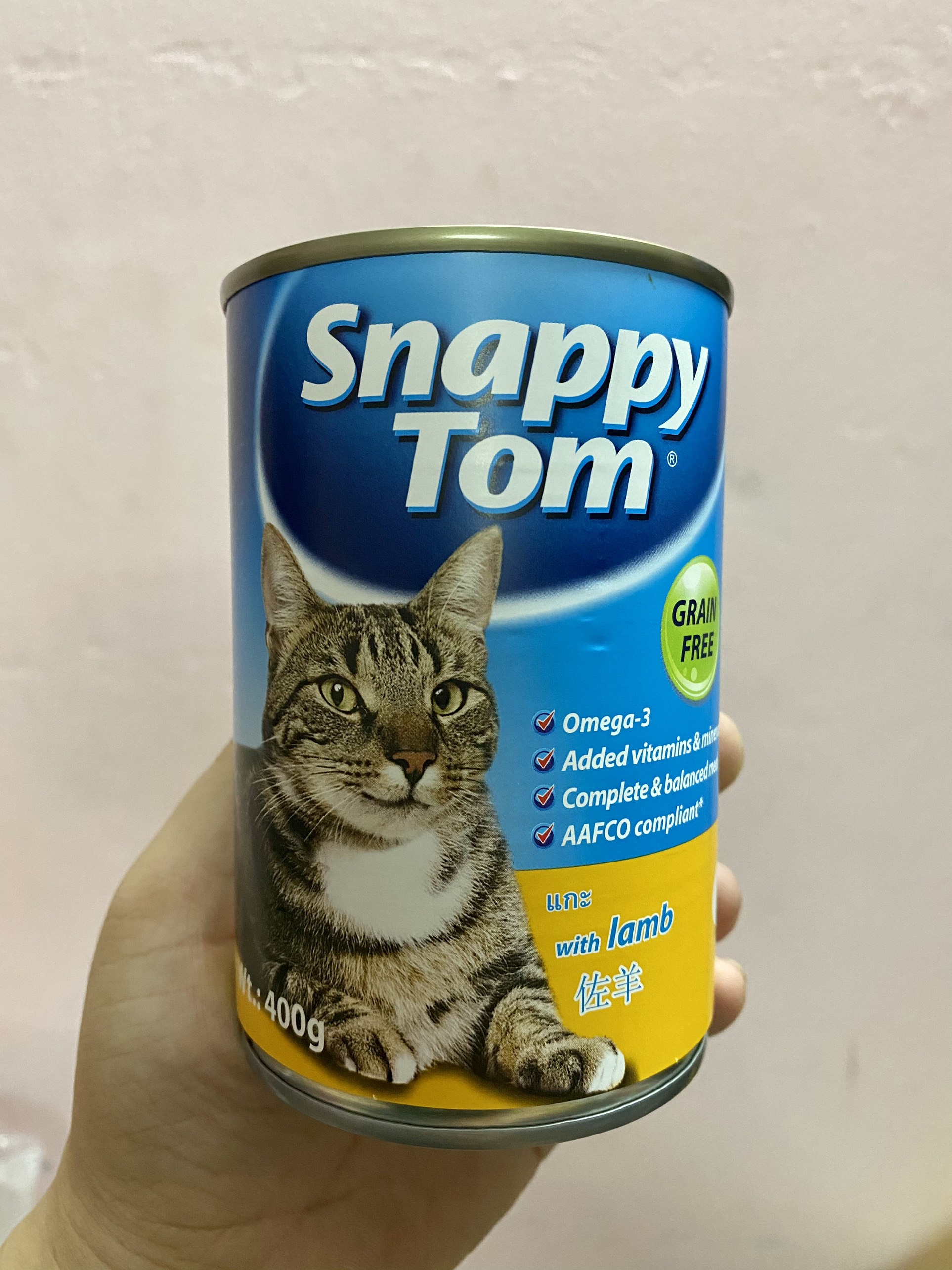 Pate cho mèo lon 400g SNAPPY TOM - SNAPPY TOM REAL FISH