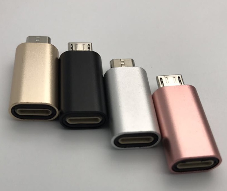 Lightning to Micro USB adapter jack adapter for iPhone iPad and Android