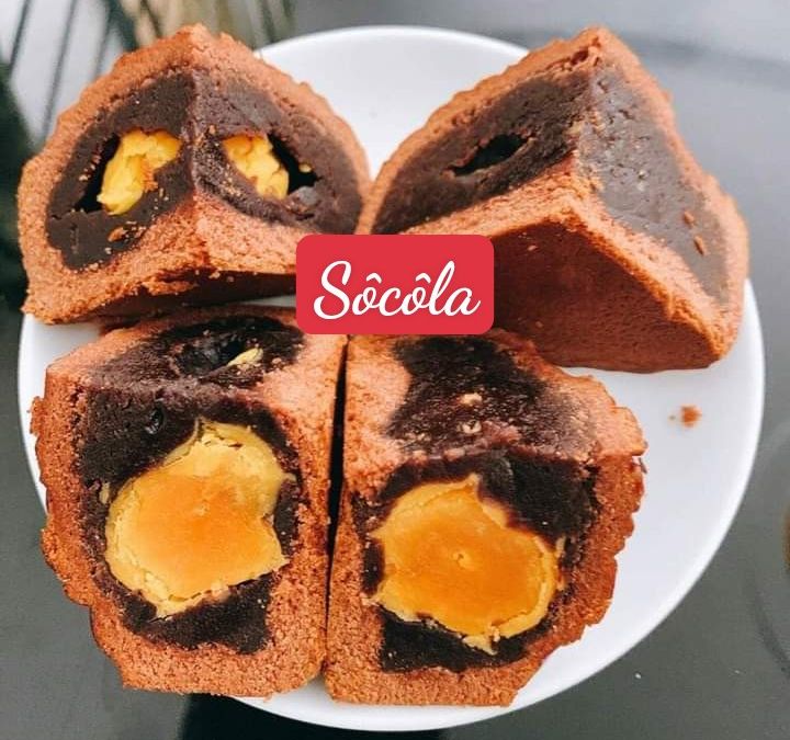 Bánh trung thu Socola (2 trứng 200gram) Tân Dân Lợi