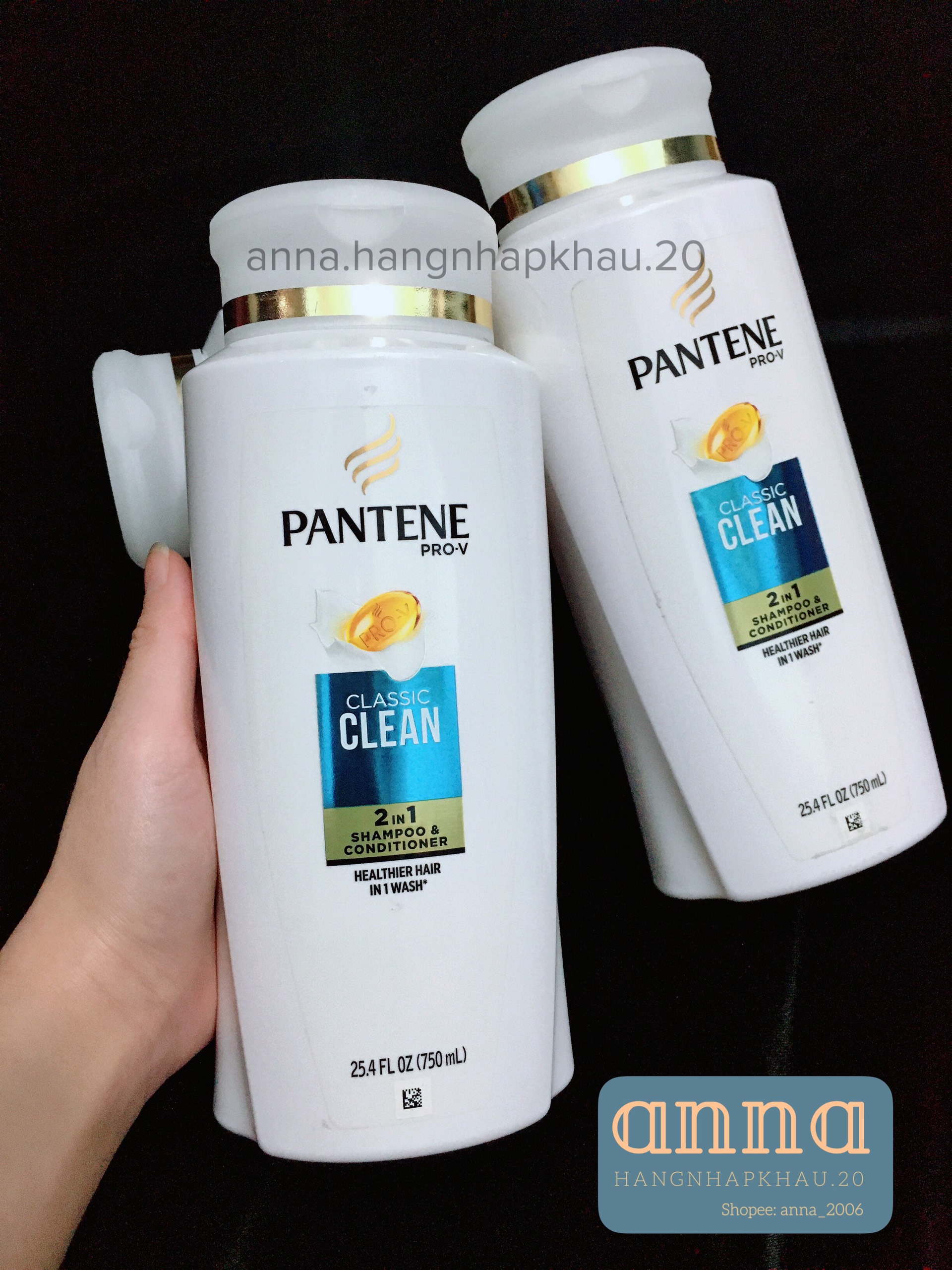 [XÃ HÀNG CHÍNH HÃNG USA-375ml/750ml] Dầu Gội - Xả Pantene Pro-V Classic Clean 2IN1