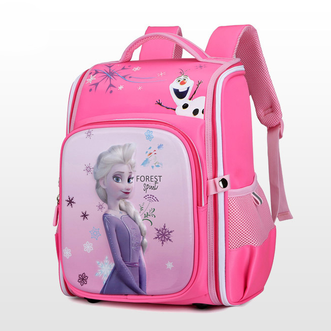 Balo chống gù hình Spiderman, Elsa cho học sinh tiểu học lớp 1-5 (BLTE379)