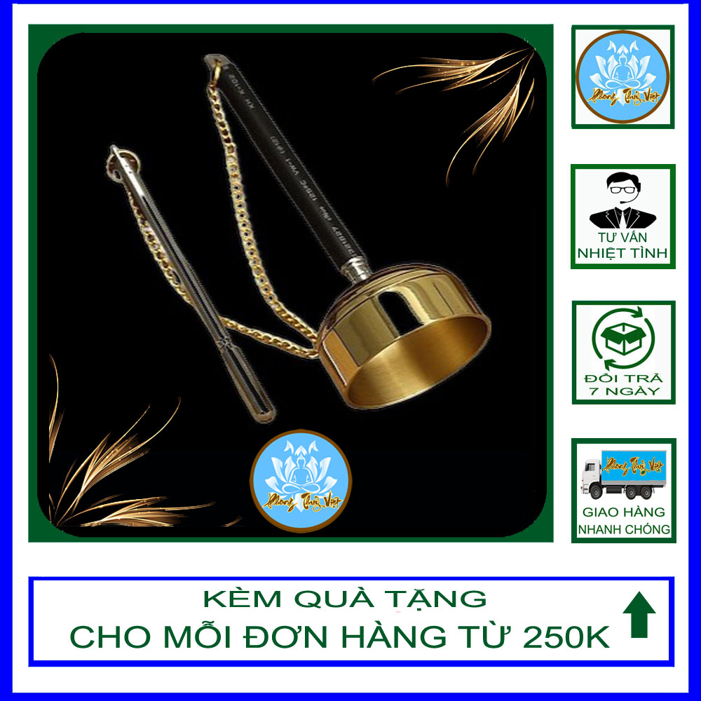 Khánh đồng tụng kinh niệm phật - khánh đồng Đài Loan đường kính 5'' và 6 '' đồ thờ cúng