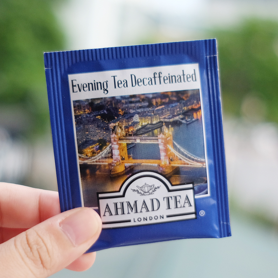 Trà Ahmad Tea Evening Tea Decaffeinated – Trà đen khử Caffein