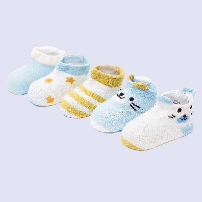 Set 5 Đôi Tất Lưới Kids Socks Loại Đẹp